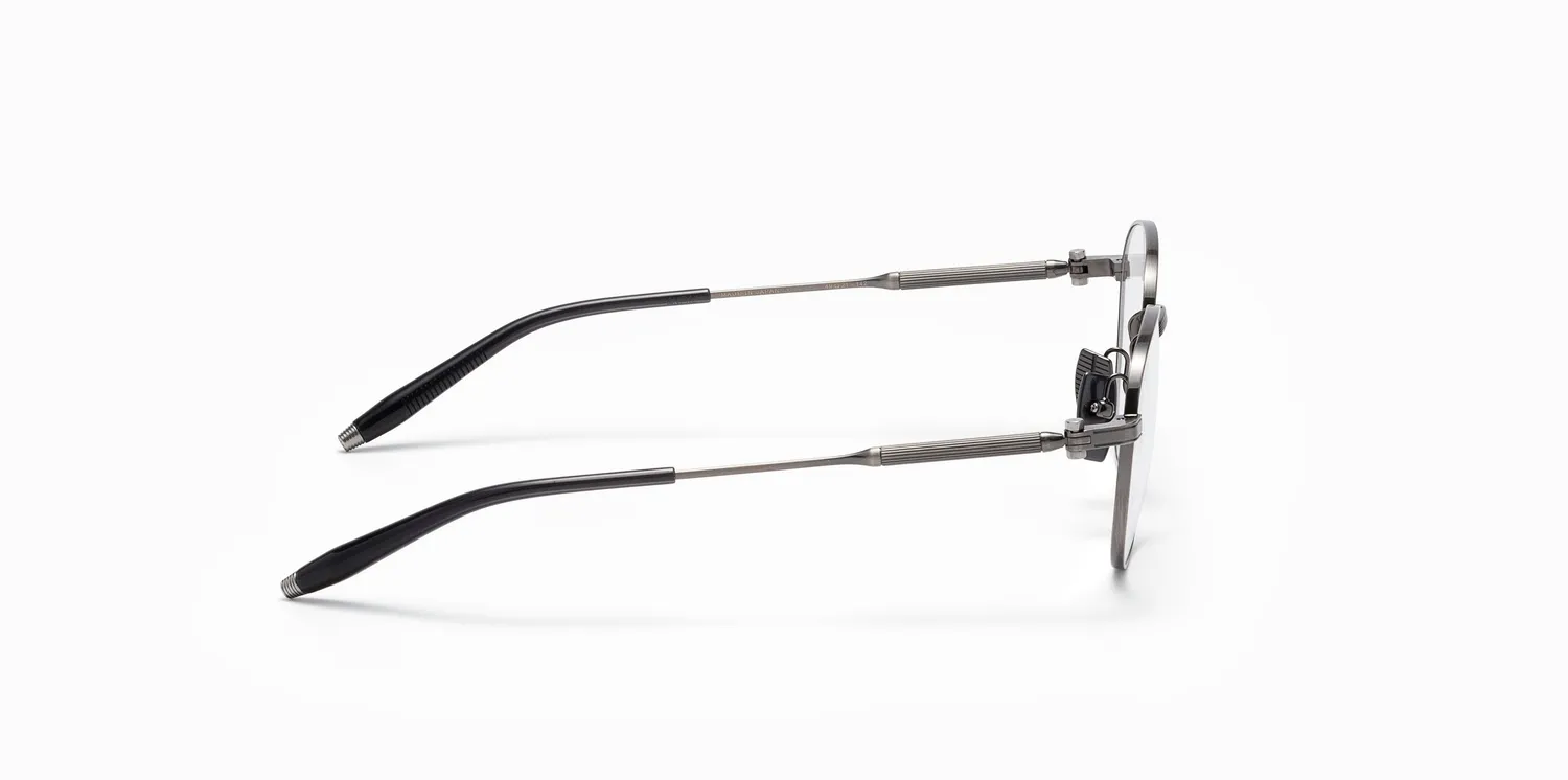 Akoni Pioneer Brille Brushed White Gold