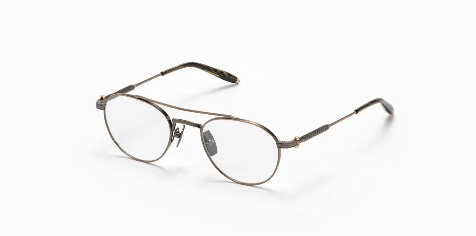 Akoni Delta Mercury Brille Antiqued Pewter Titan