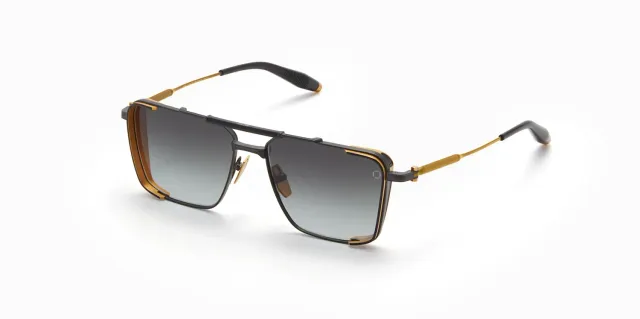 Akoni Etere Hera Sonnenbrille Matt Schwarz Gold