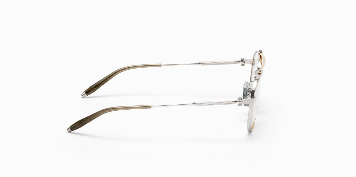 Akoni Etere Calisto Brille Brushed Silver Grö551 Titan