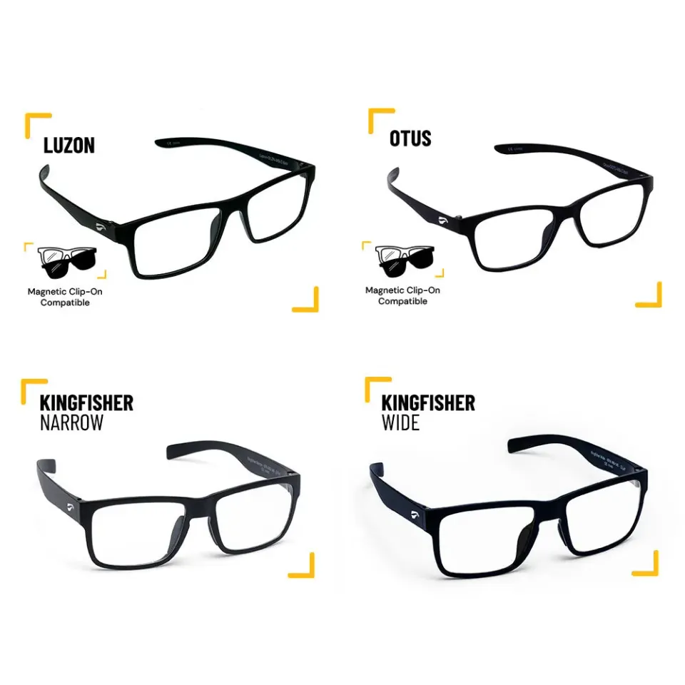 Flying Eyes Anprobe Set Eckig Kingfisher Luzon Otus