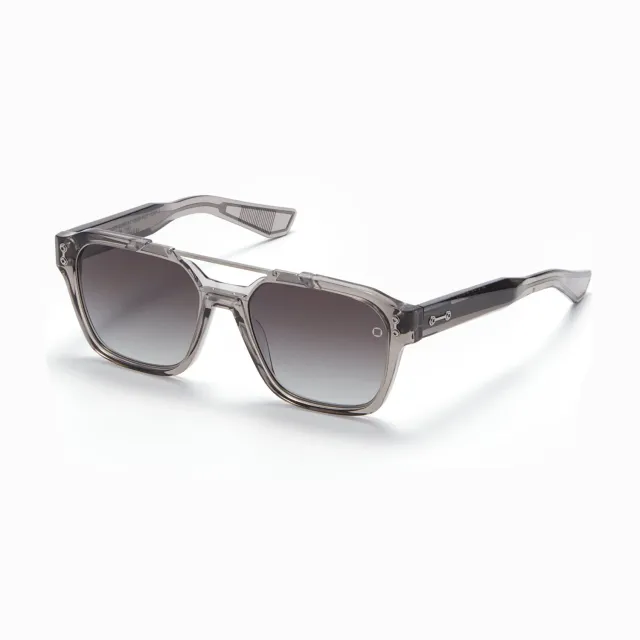 Akoni Delta Discovery Sonnenbrille Dunkelgrau Acetat Titan