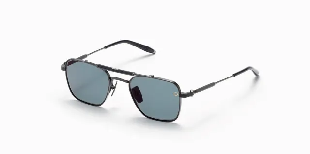 Akoni Etere Europa Sonnenbrille Brushed Black Titan