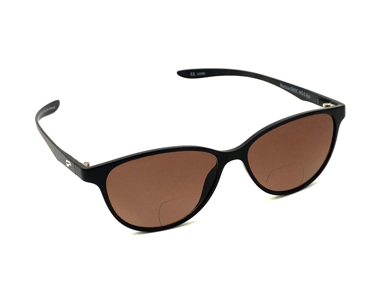 Flying Eyes Noctua Non-RX Bifokalbrille matt schwarz +1,5