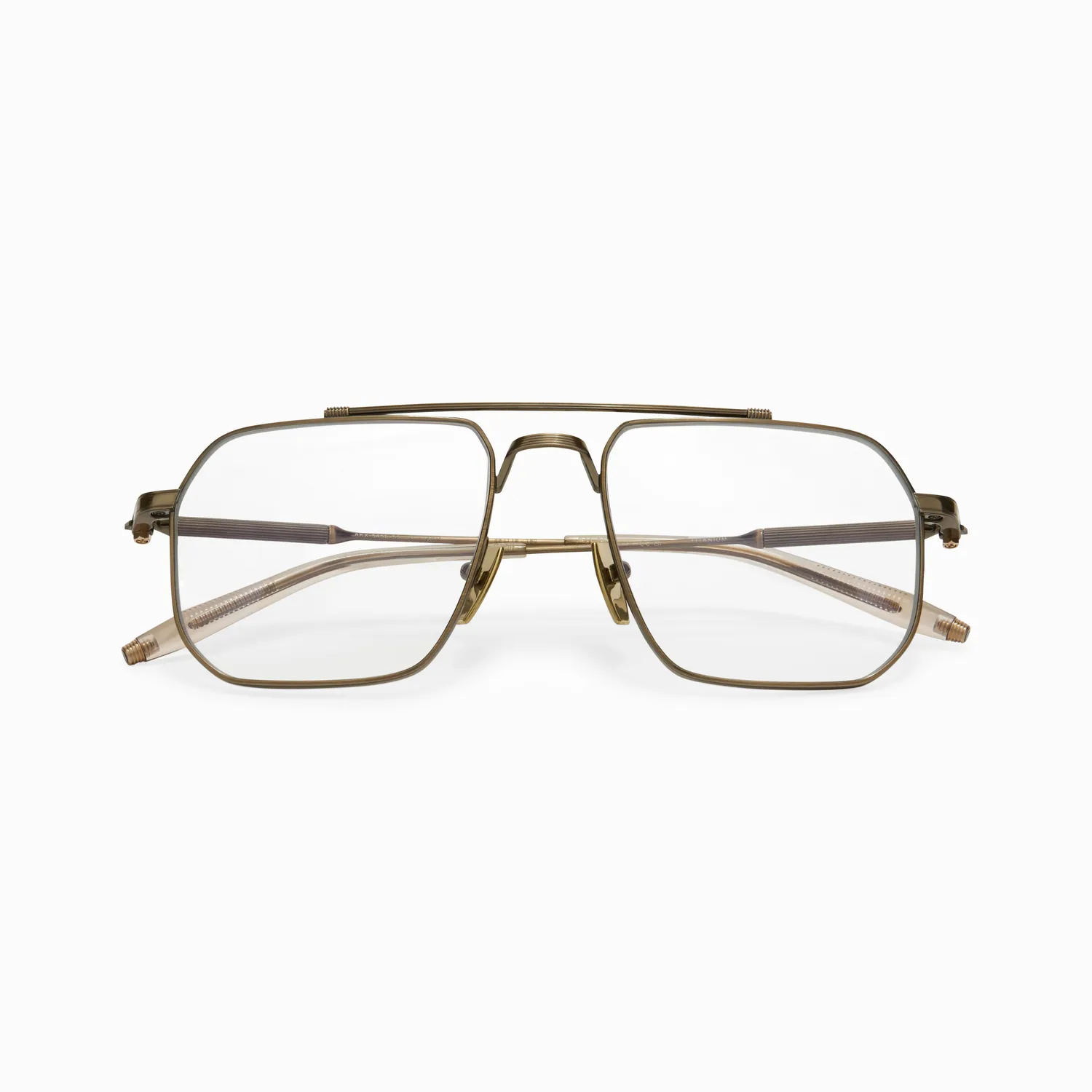 Akoni Atlas Brille Antiqued 12k Gold Metall