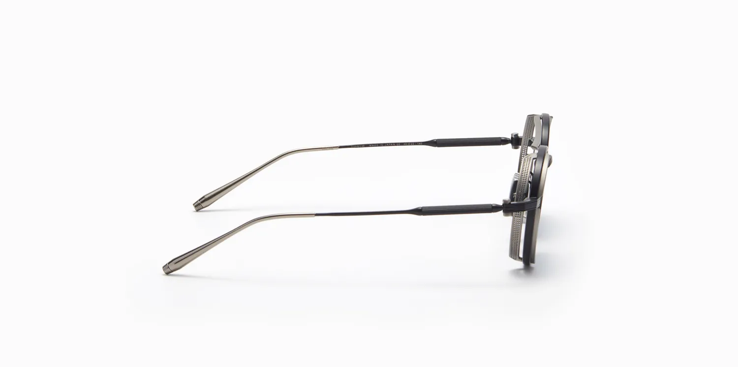 Akoni Optima Eris Sonnenbrille Blau Titan Rund