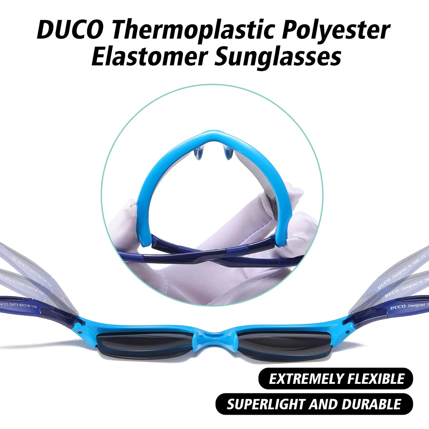 DUCO K014 Kinder Sonnenbrille 4-7 Jahre polarisiert