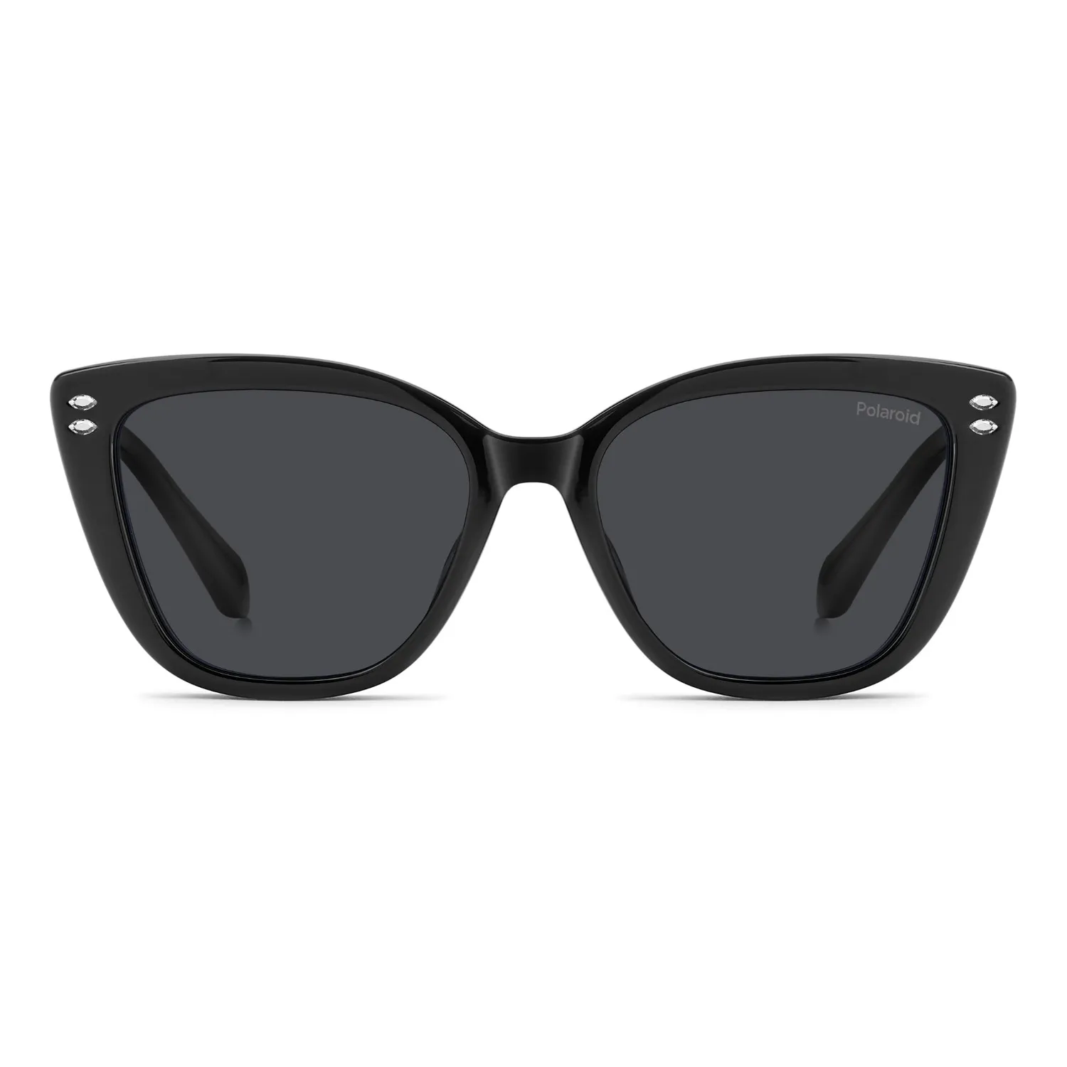 Polaroid PLD D640/C2 Brille Schwarz Clip-on Strass