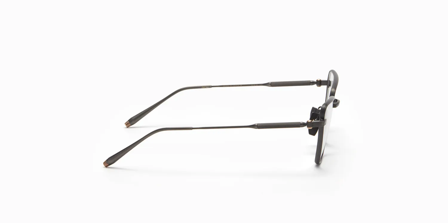 Akoni Etere Vega Brille 54 Antique Pewter Titan