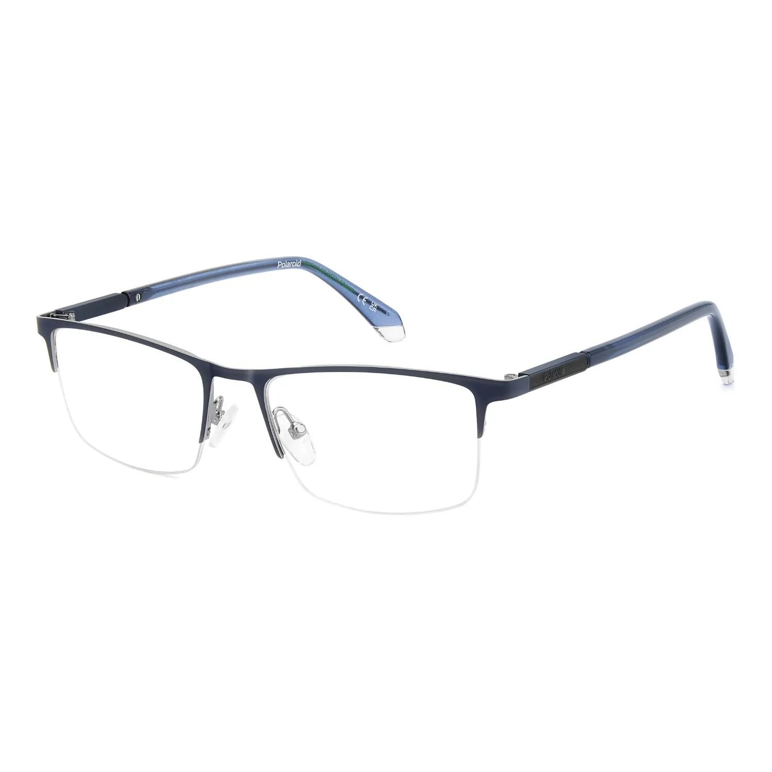 Polaroid PLD D599 Brille Mattgold Halbrand Herren