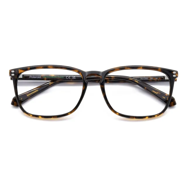 Polaroid D553 Brille Havanna Herren rechteckig
