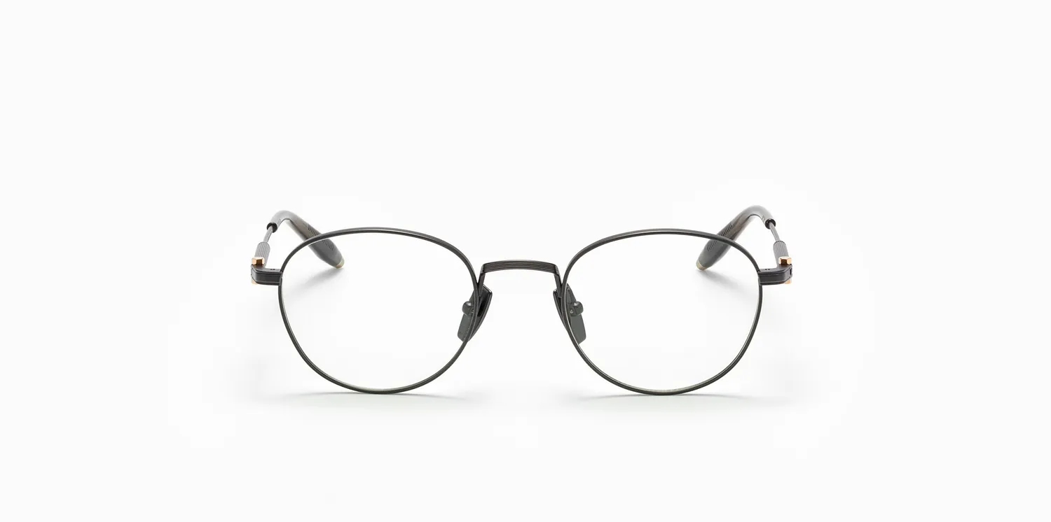 Akoni Pioneer Brille Brushed White Gold