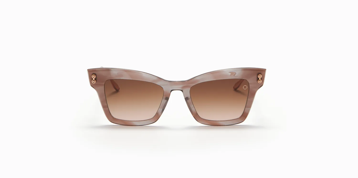 Akoni Etere Innes Sonnenbrille Nude Grey Cat-Eye