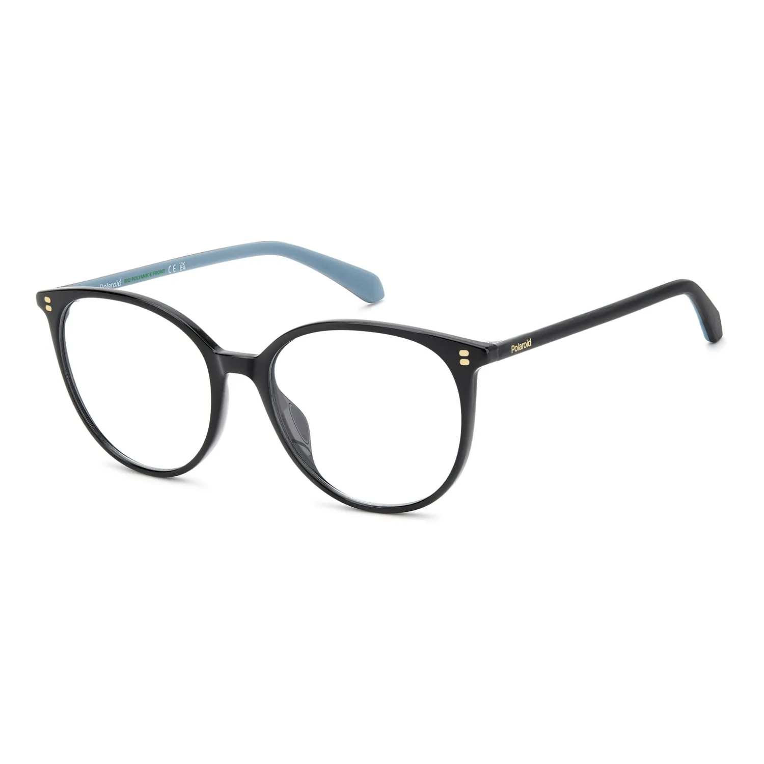 Polaroid PLD D627 Brille Schwarz rund 54-17-140