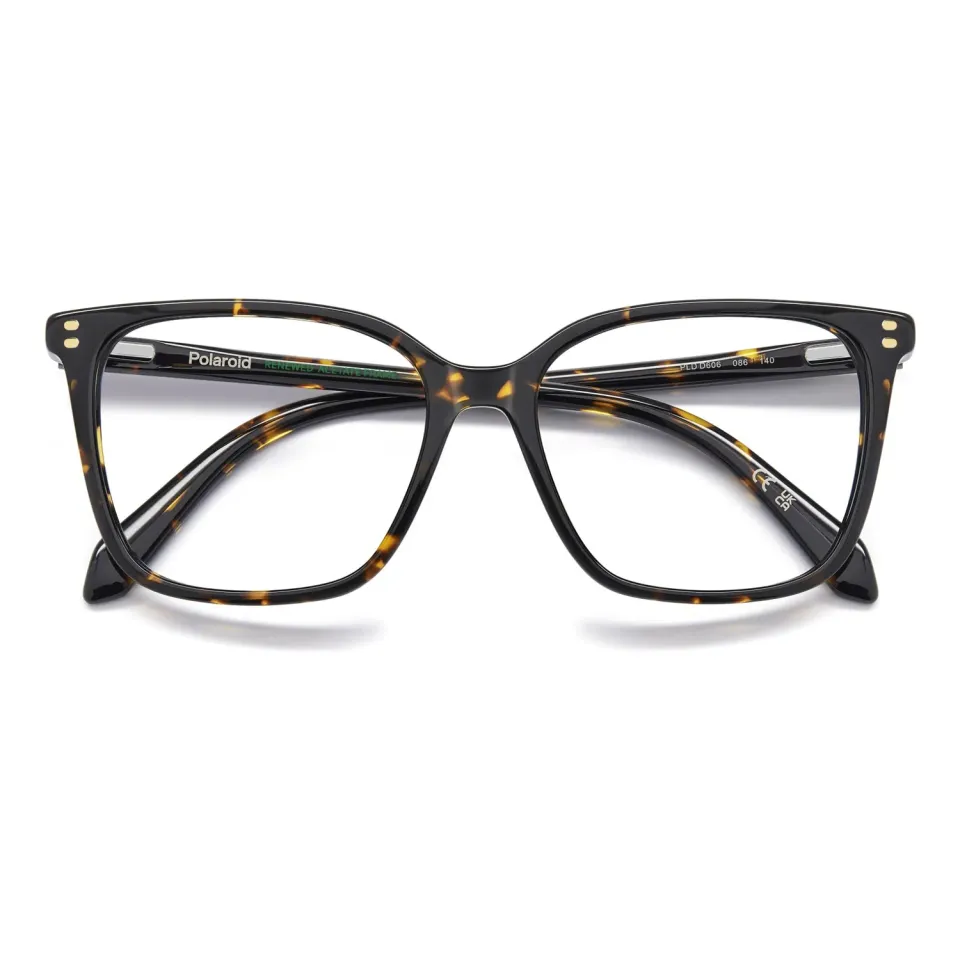 Polaroid PLD D606 Brille Havana eckig leicht