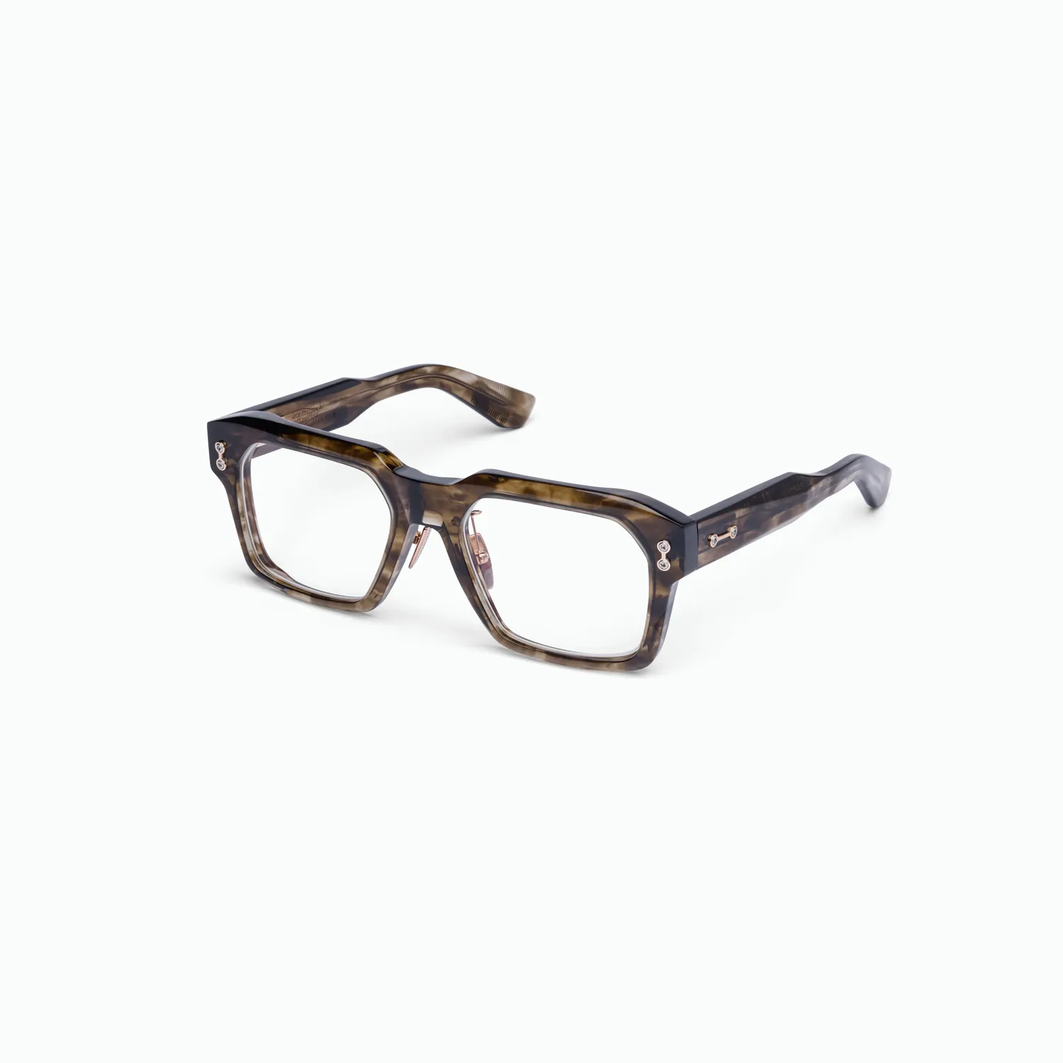 Akoni Optima Pegasus Rx Brille Green Swirl Acetat