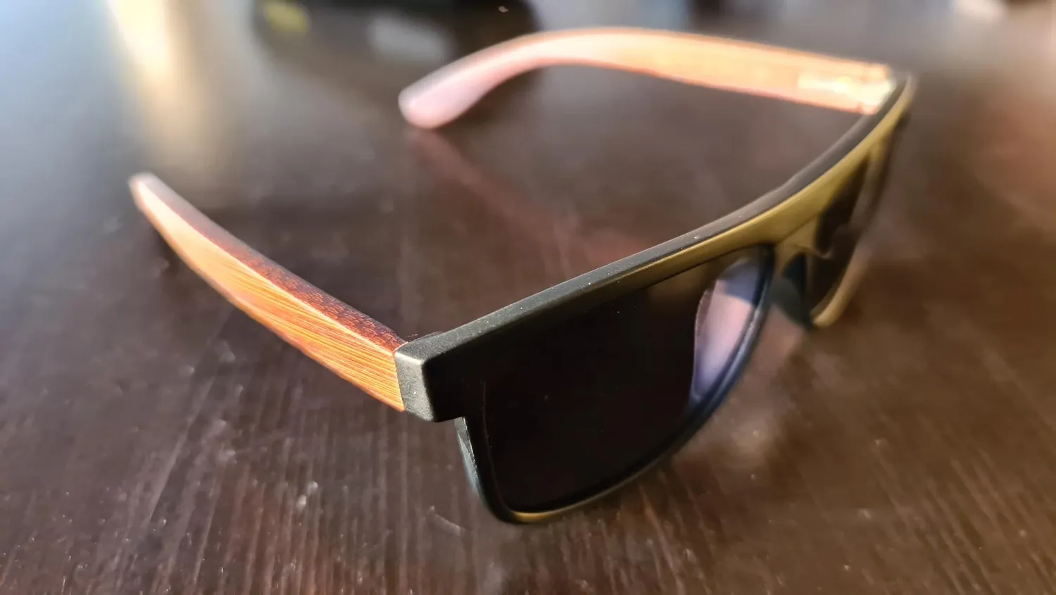GQUEEN MOS07 Holz Sonnenbrille polarisiert UV400