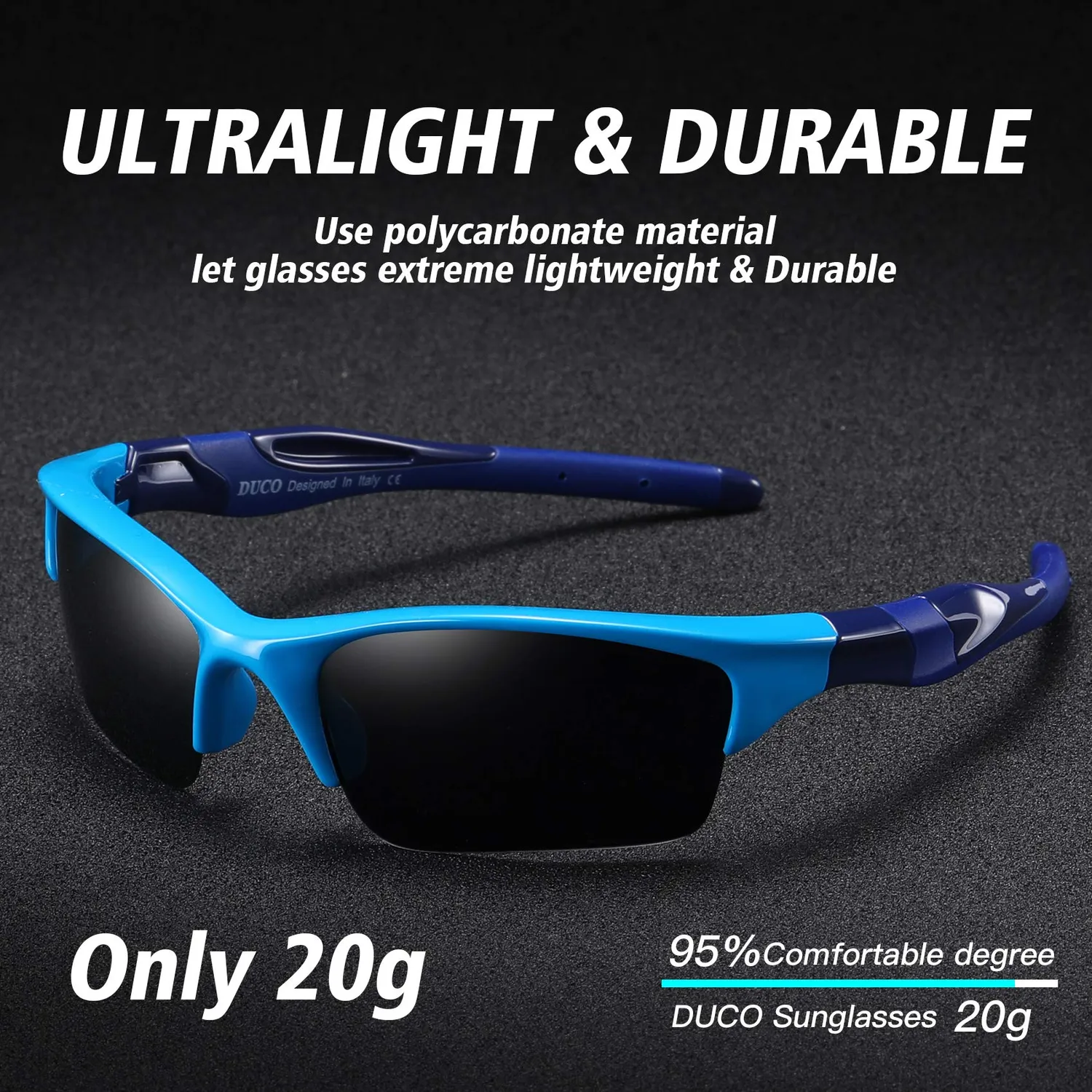 DUCO K014 Kinder Sonnenbrille 4-7 Jahre polarisiert