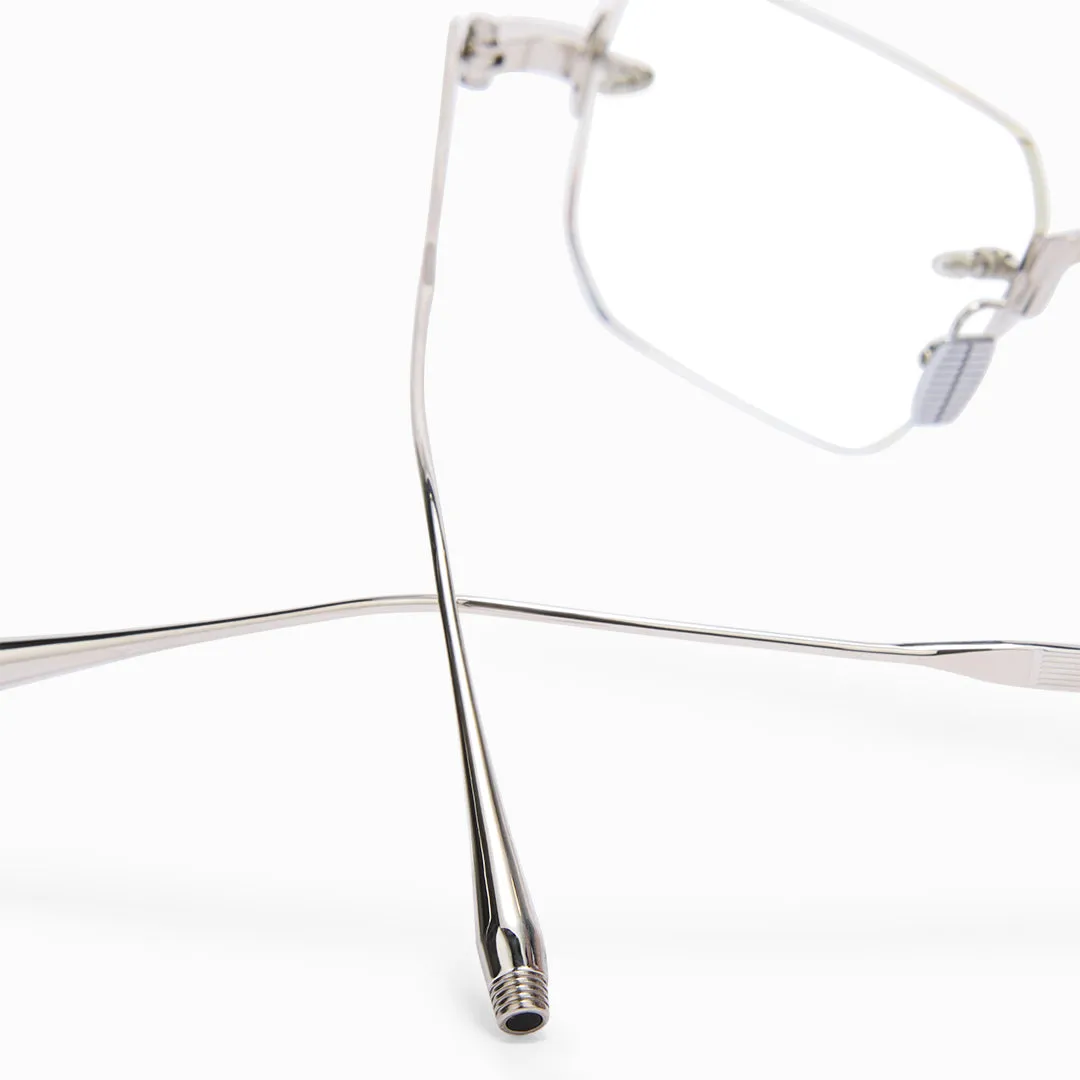 Akoni Delta Juno Four Brille Brushed 12k Gold randlos