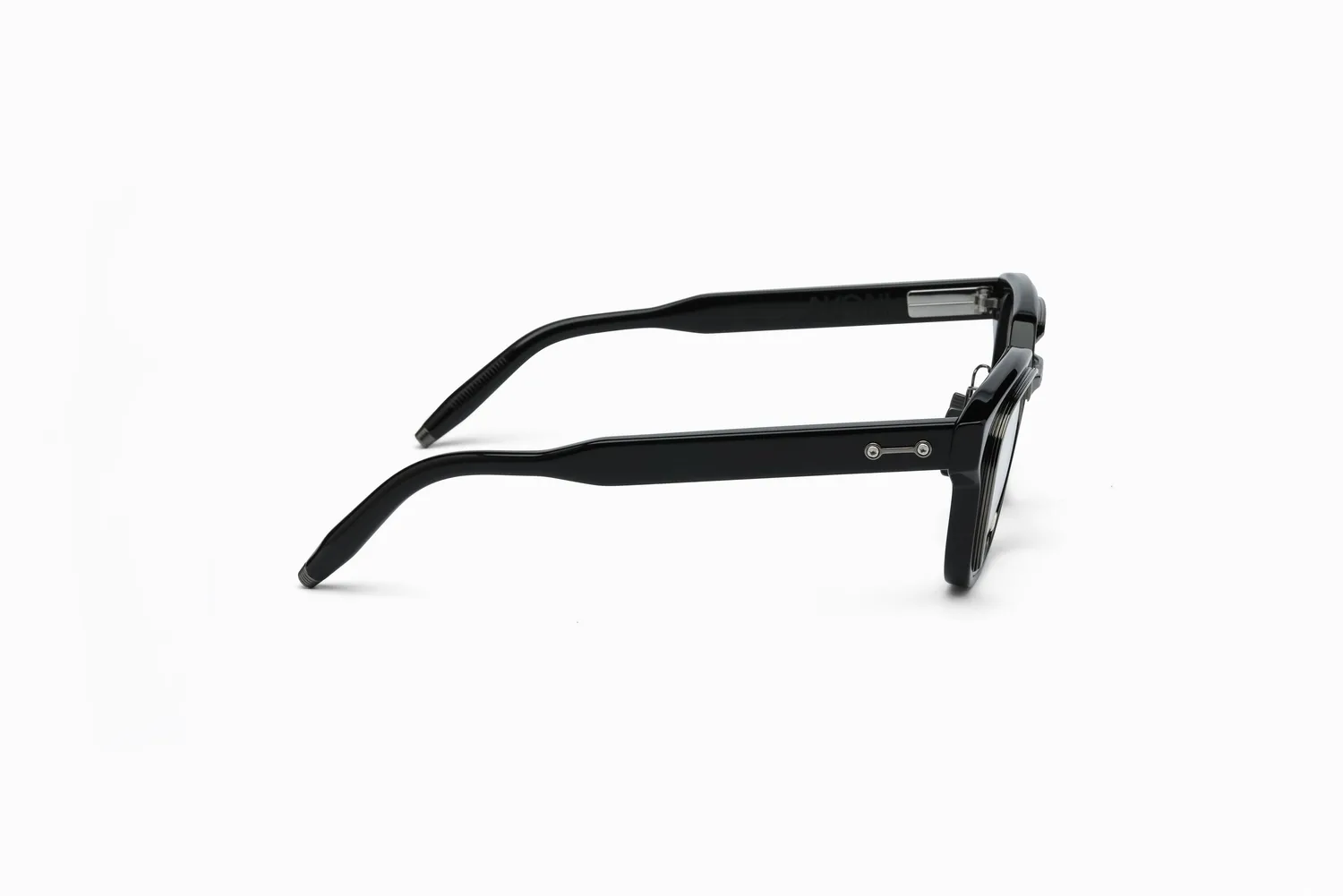 Akoni Delta Apollo Rx Brille Schwarz Titan Acetat