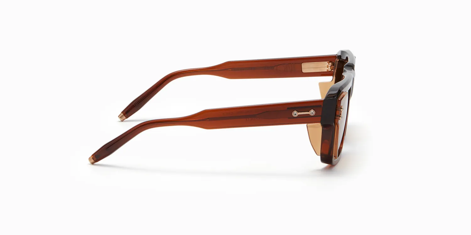 Akoni Optima Hercules Sonnenbrille Braun Oversize