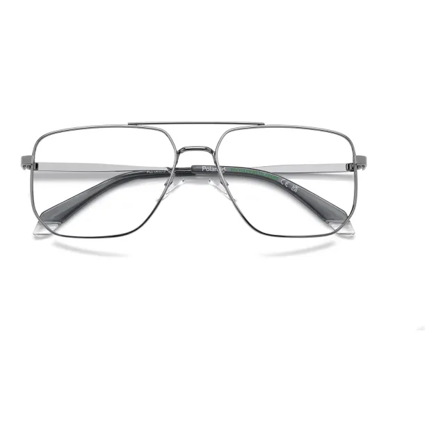 Polaroid PLD D632/G Brille Ruthenium Metall leicht