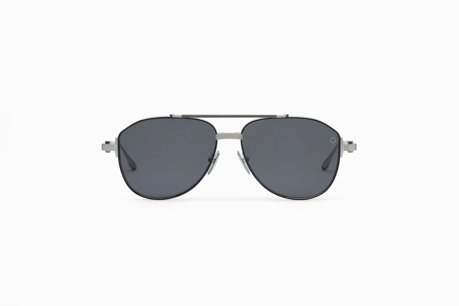 Akoni Optima Helios Sonnenbrille Brushed Silver