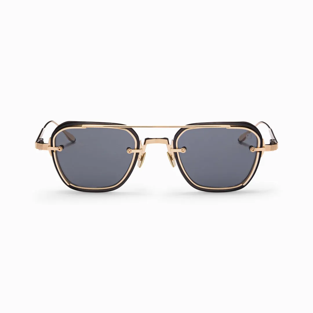 Akoni Jura Sonnenbrille Crystal Black eckig