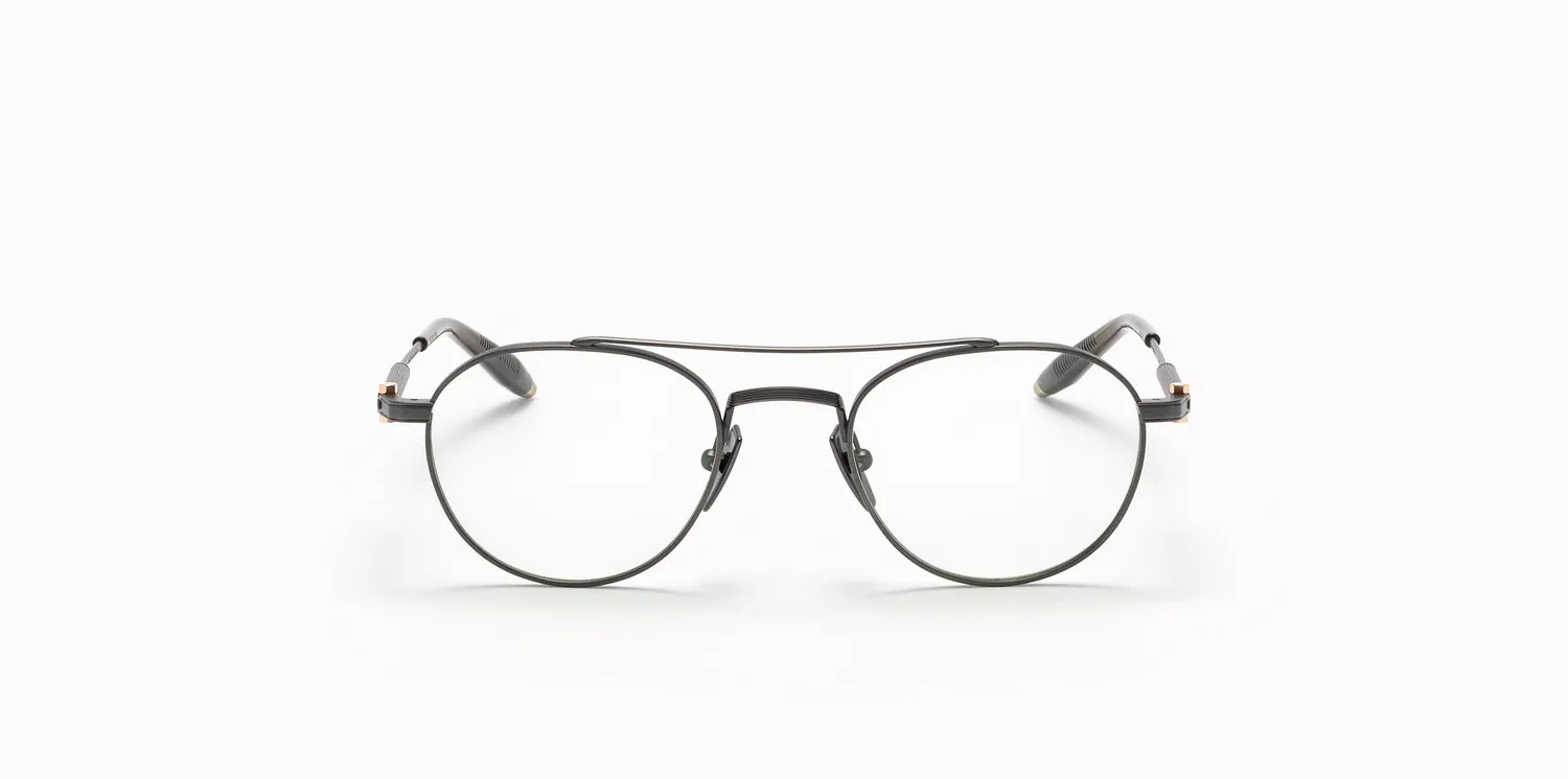 Akoni Delta Mercury Brille Antiqued Pewter Titan