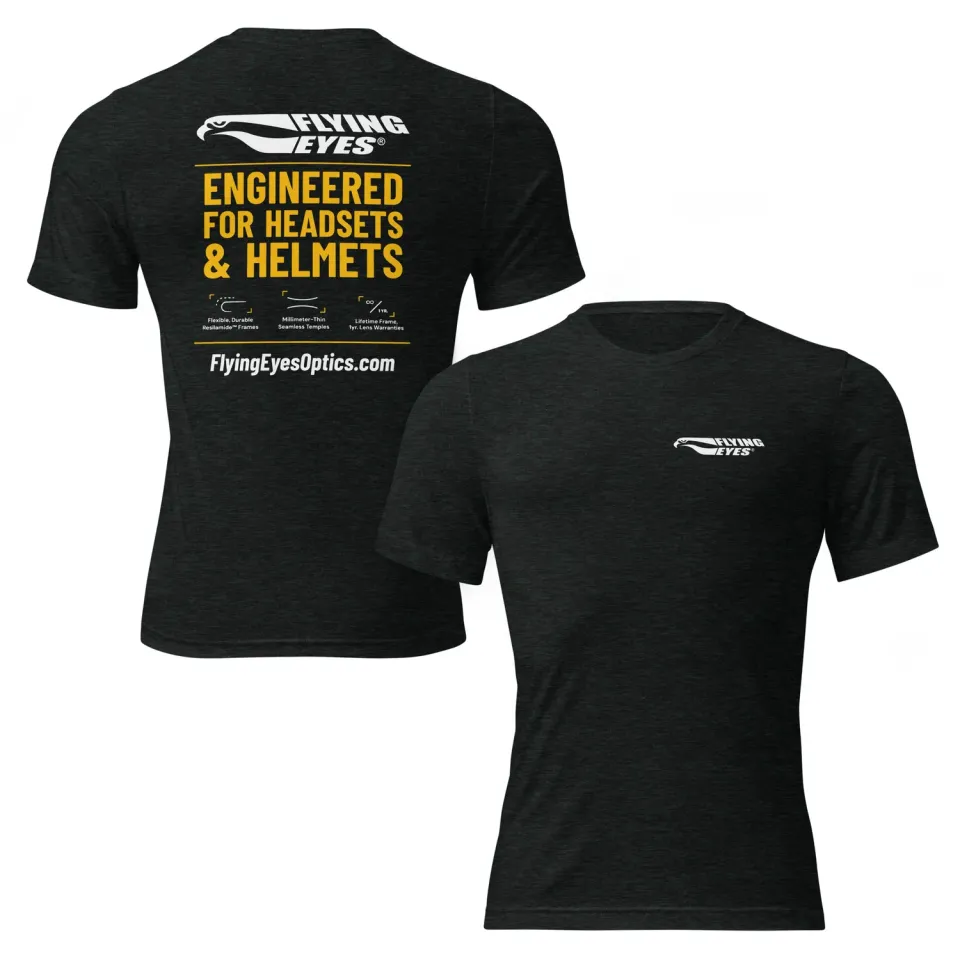 Flying Eyes Engineered For Helmets & Headsets Graphic T-Shirt M