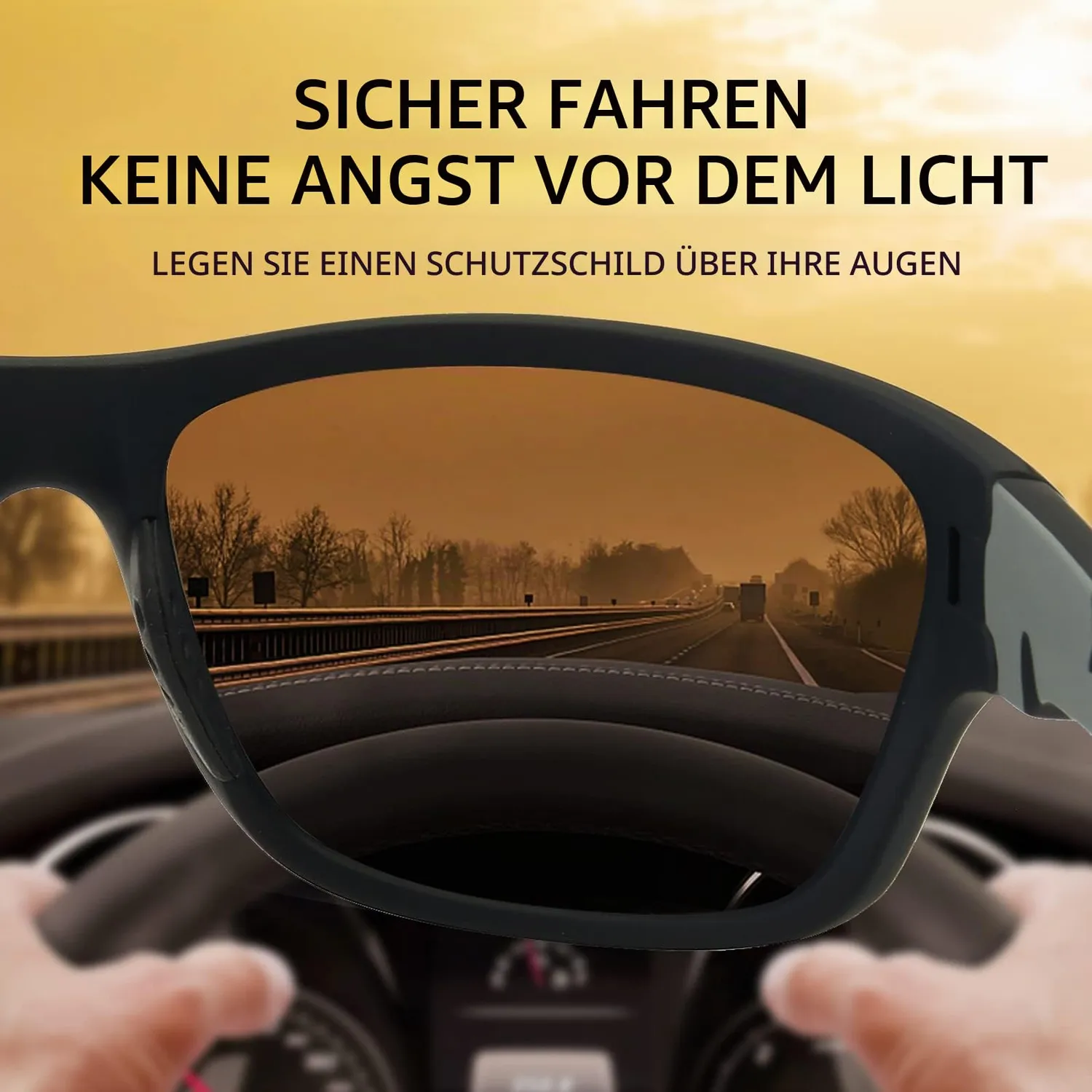 Hemens Sport Sonnenbrille blau polarisiert