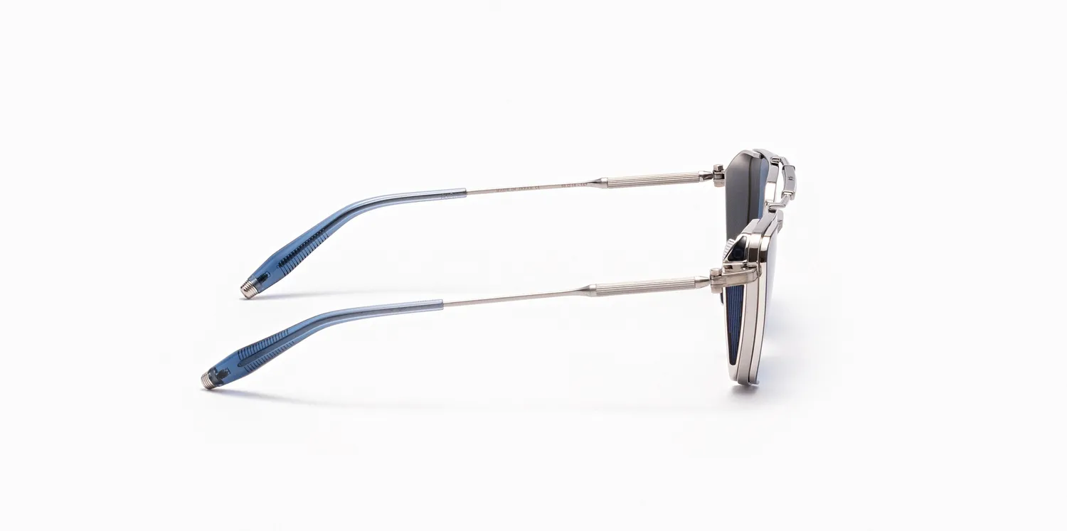 Akoni Etere Hera 58 Sonnenbrille Schwarz Titan