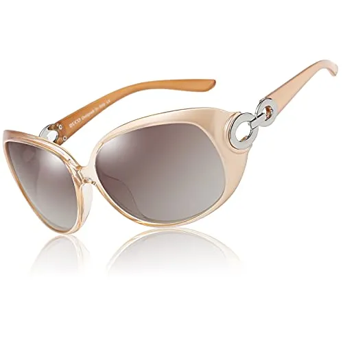 DUCO 1220 Damen Sonnenbrille übergroß polarisiert
