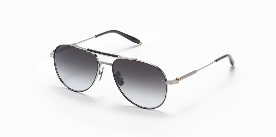 Akoni Hydra Aviator Sonnenbrille Brushed Palladium 59 polarisiert