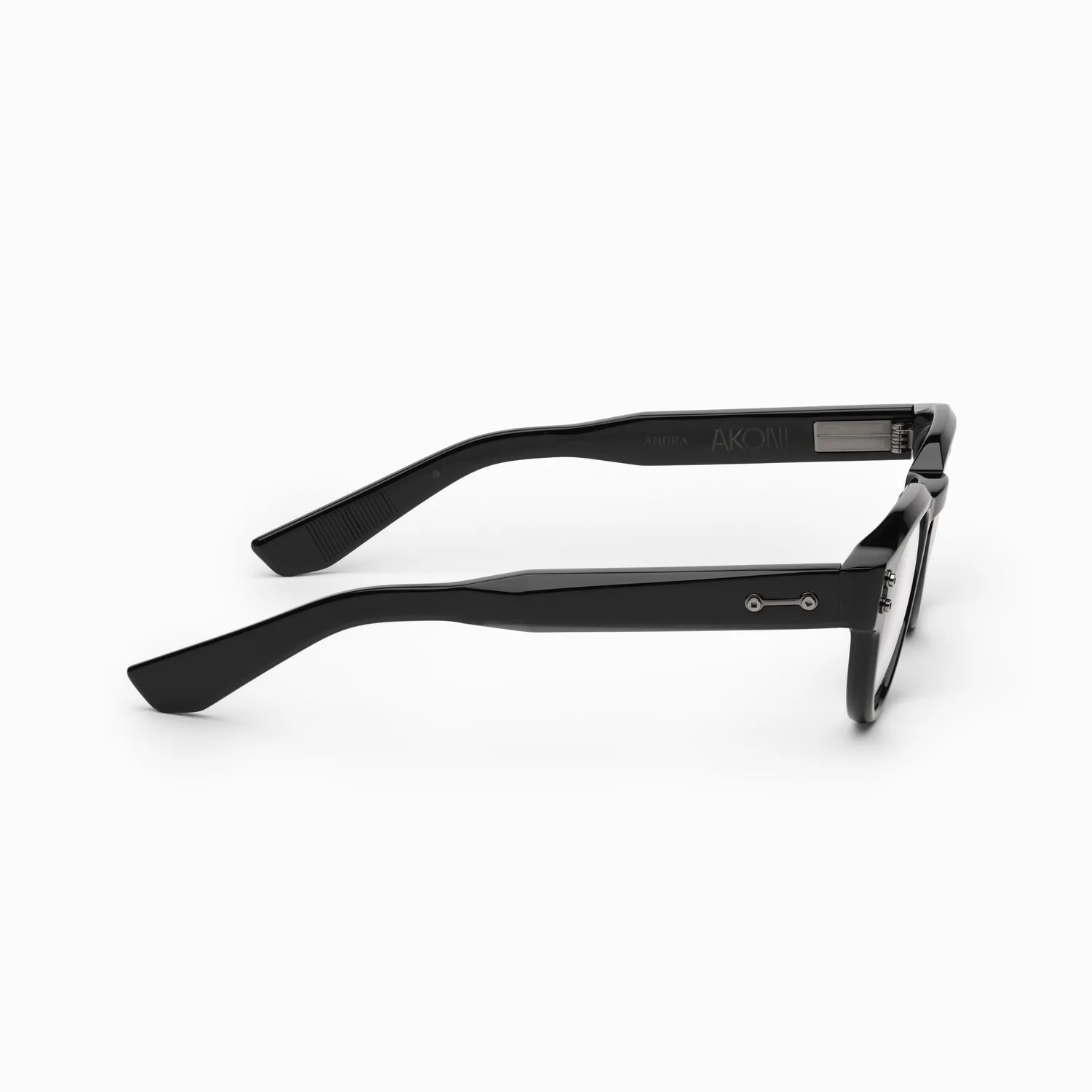 Akoni Etere Andra Brille Schwarz Acetat