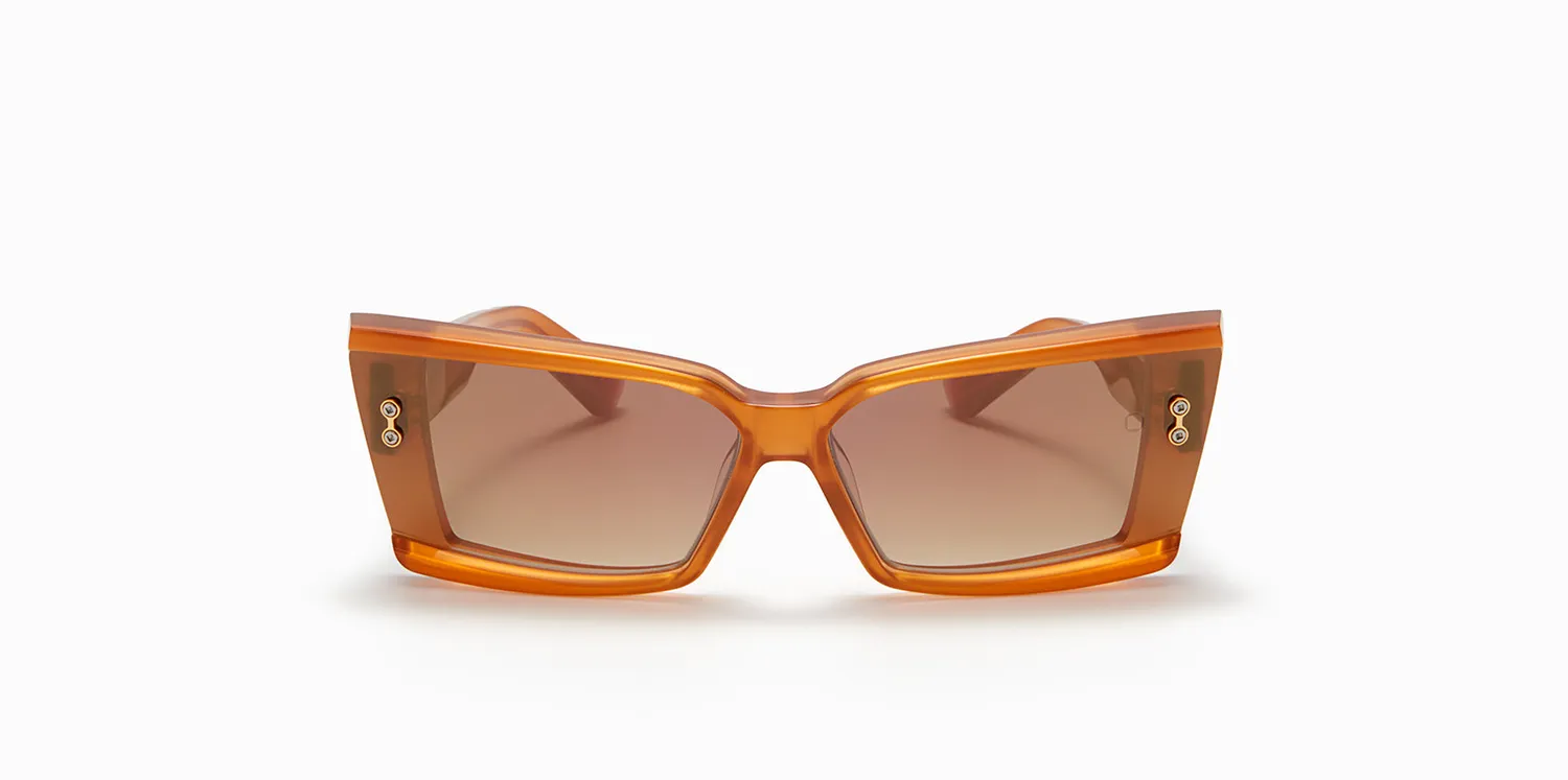Akoni Etere Lynx Sonnenbrille Cloudy Orange Cat-Eye