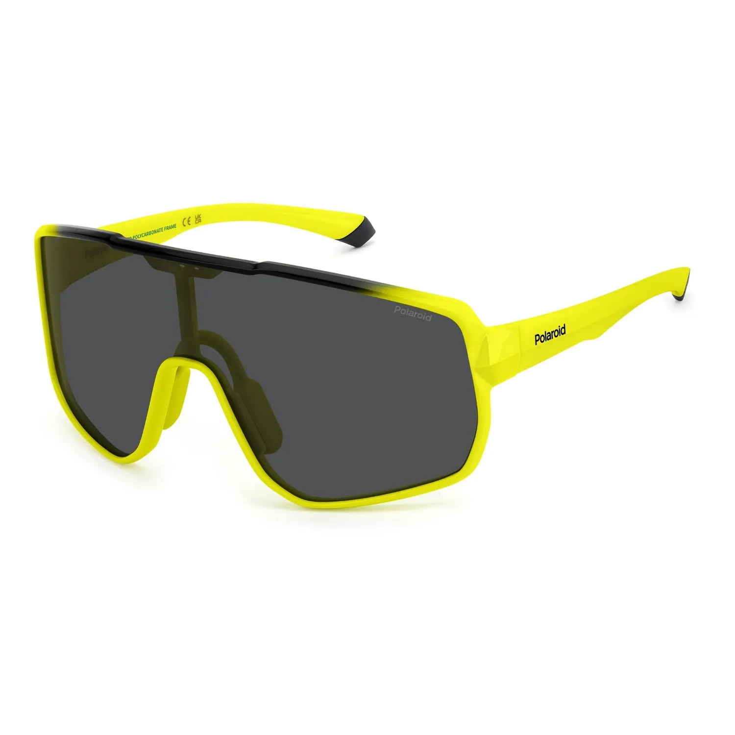 Polaroid PLD 7060/S Sport-Sonnenbrille Matt Schwarz Shield polarisiert