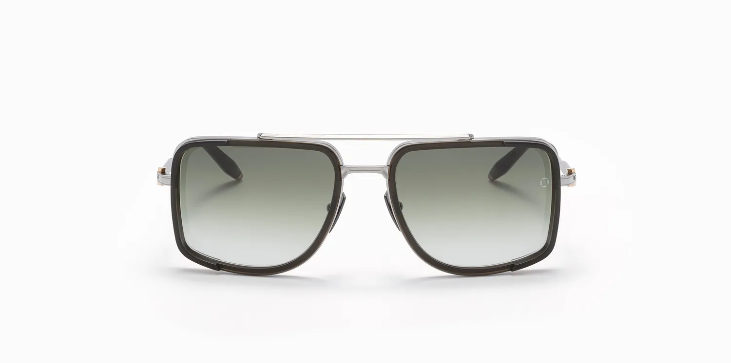 Akoni Horizon Stargazer Sonnenbrille Brushed Palladium braun