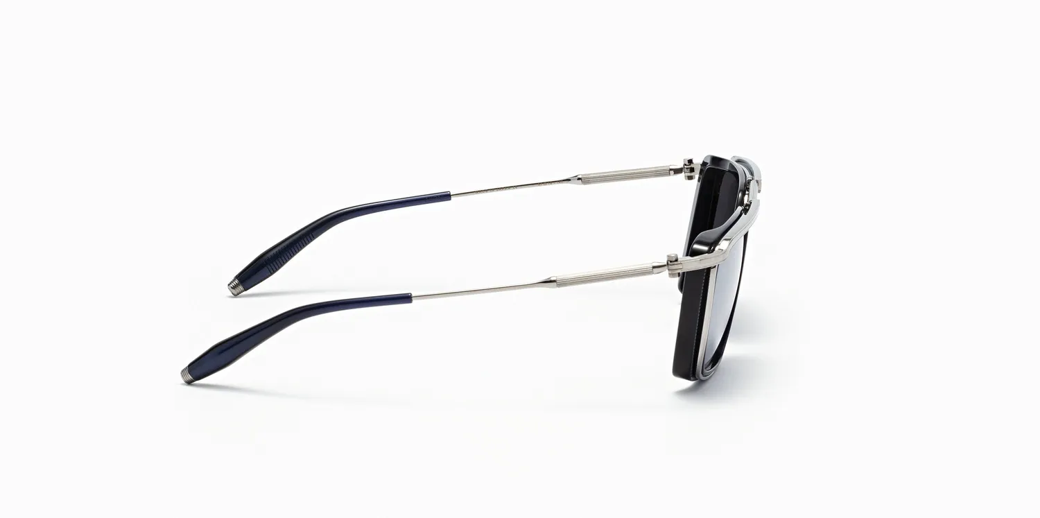 Akoni Delta Ulysses Sonnenbrille Mattblau 57 Titan