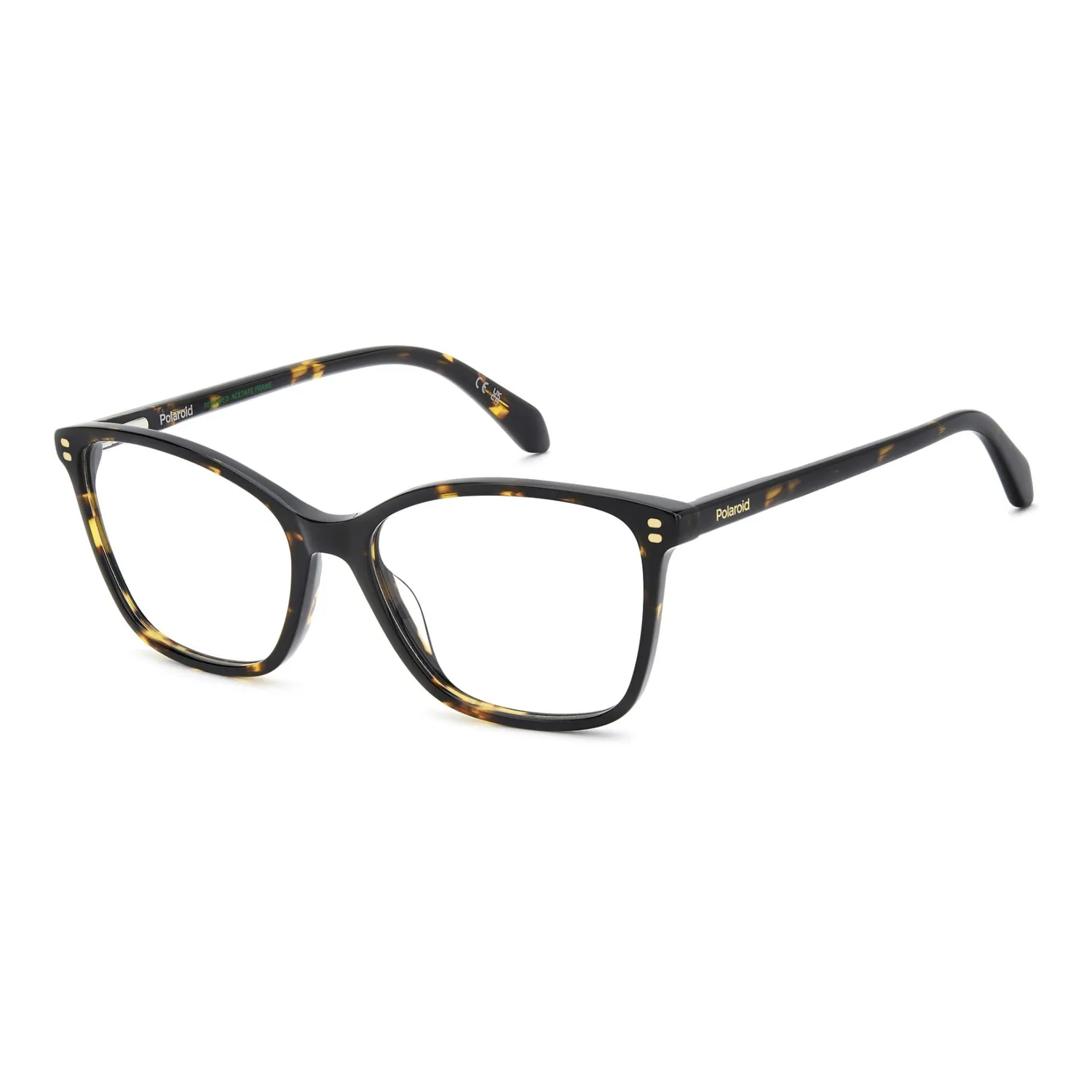 Polaroid PLD D608 Brille Schwarz Cat-Eye Eco-Acetat