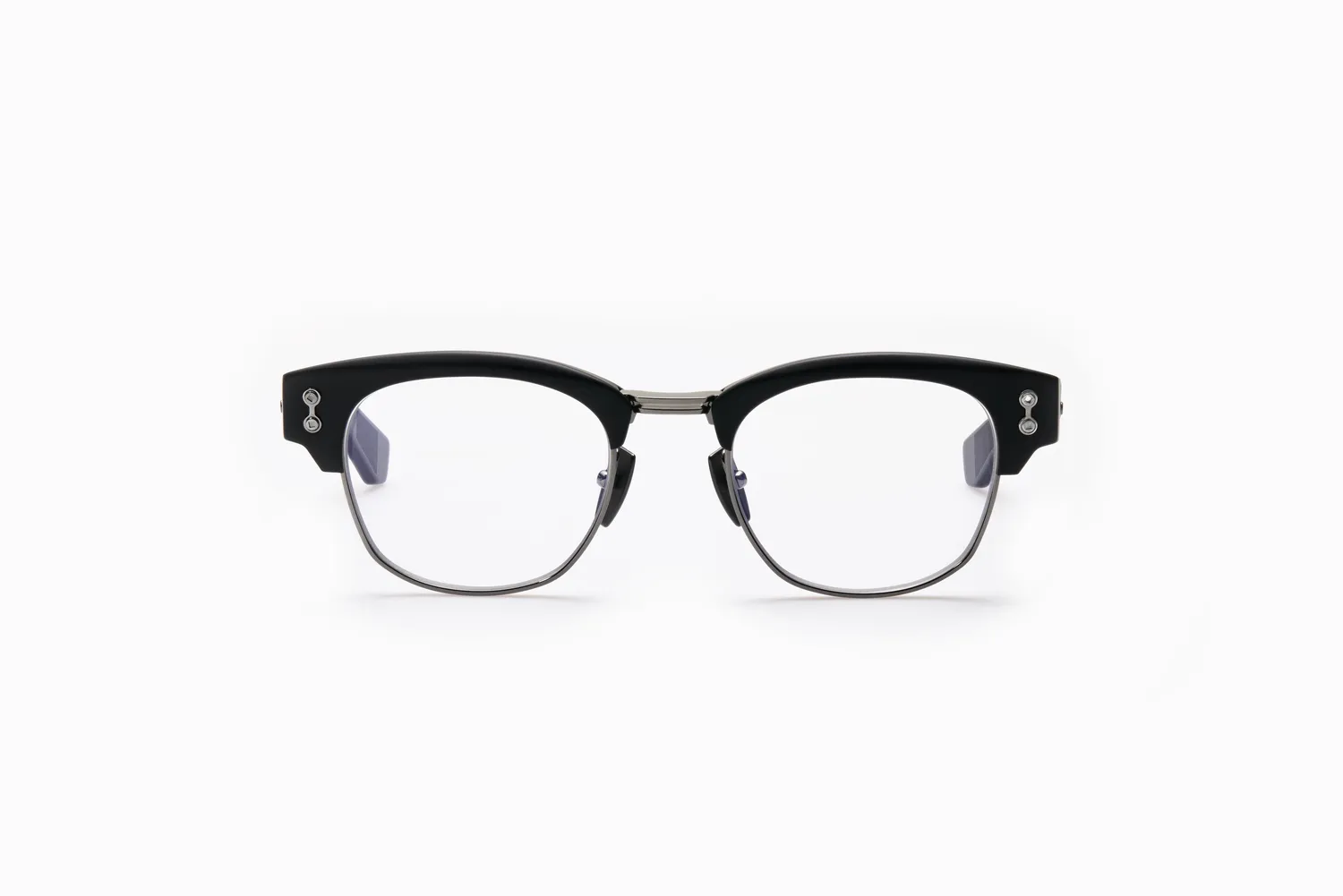 Akoni Horizon Newton Brille Schwarz Titan Acetat