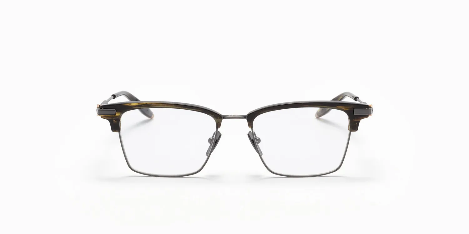 Akoni Galileo 52 Brille Schwarz Browline