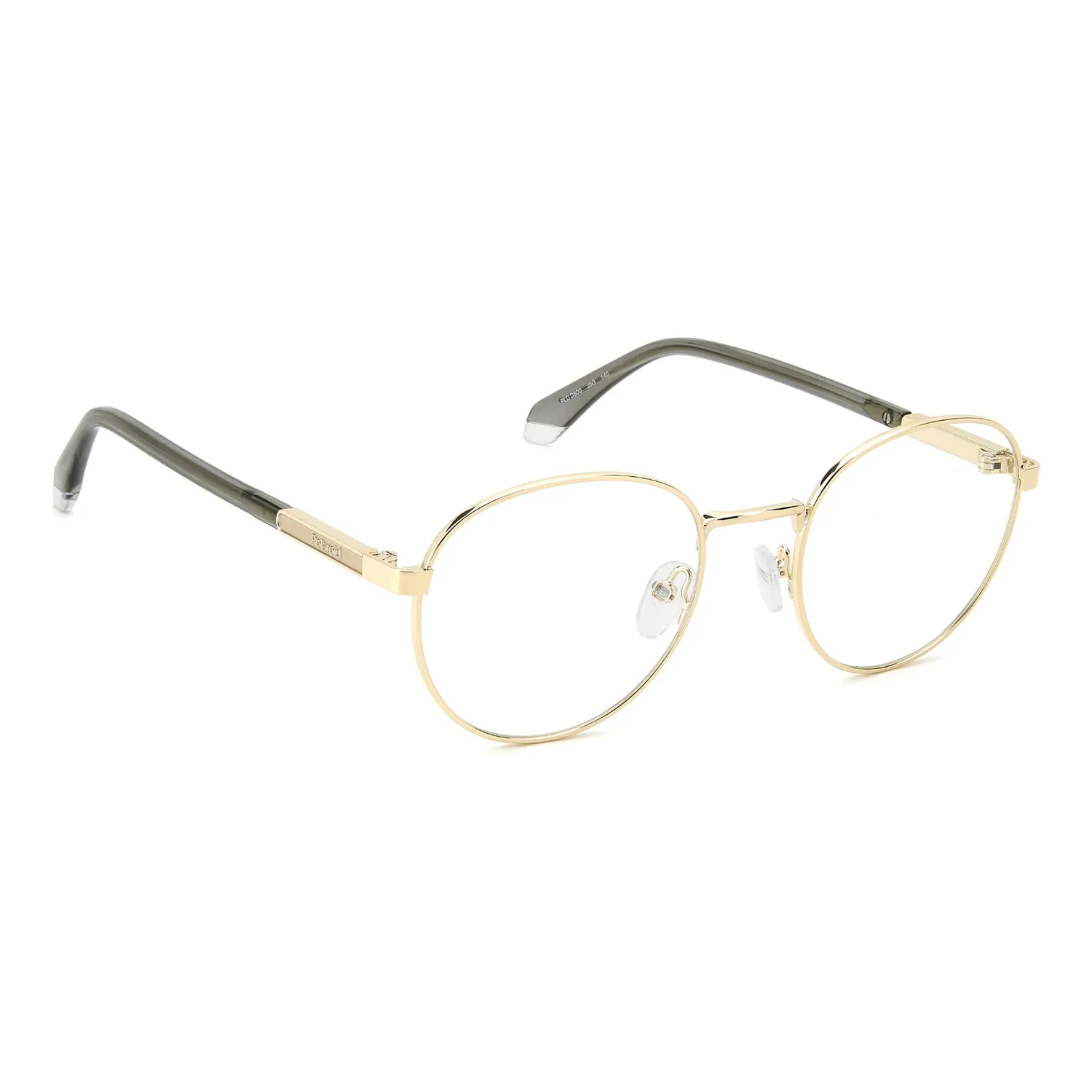 Polaroid PLD D600 Brille Herren Schwarz-Gold 53-21-145 rund