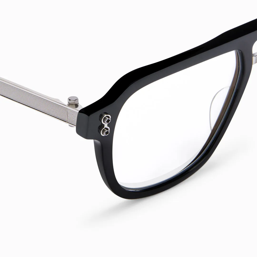 Akoni Etere Argo Brille Schwarz Korrektionsfassung