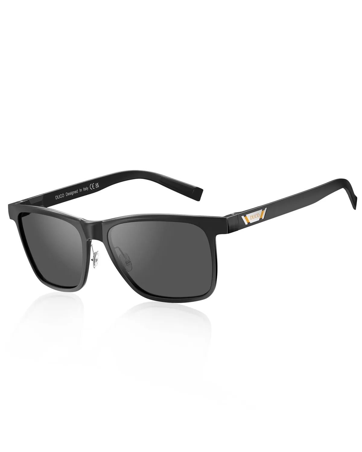 DUCO 3029H Sonnenbrille Schwarz Grau polarisiert