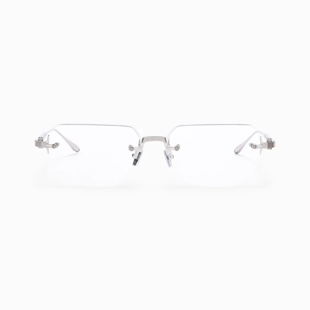 Akoni Delta Juno Four Brille Brushed 12k Gold randlos
