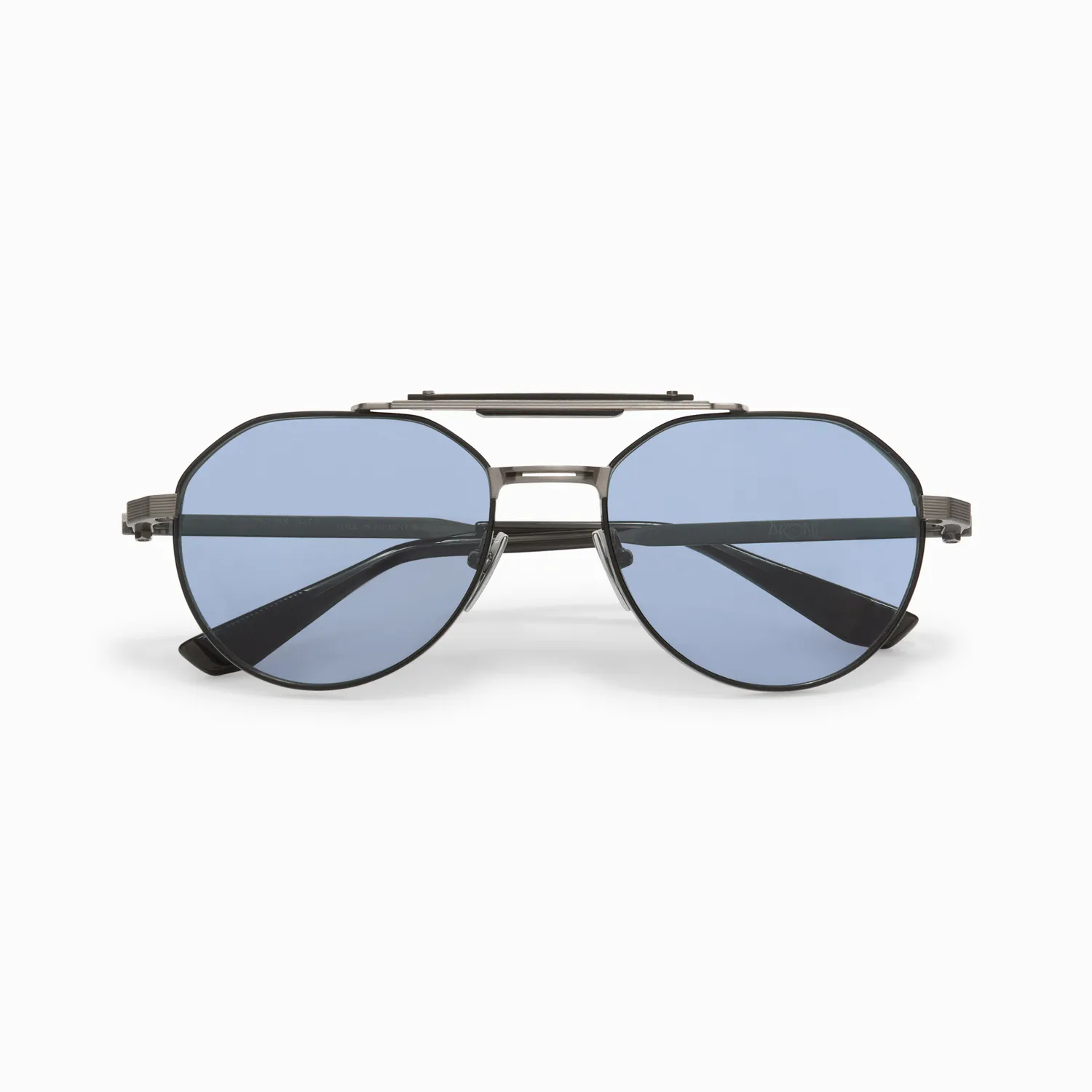 Akoni Astrolis Sonnenbrille Antiqued Silver Titan