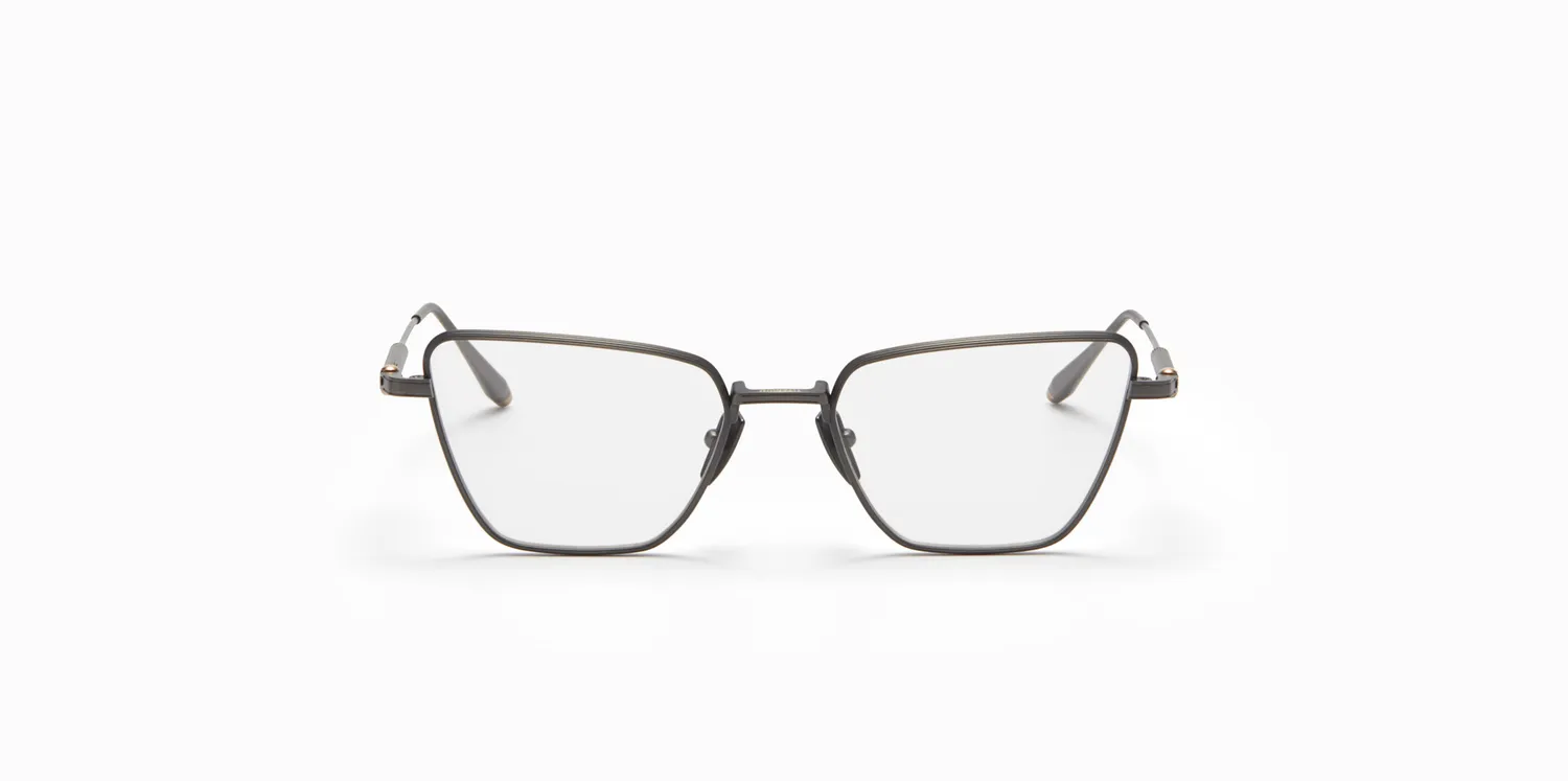 Akoni Etere Vega Brille 54 Antique Pewter Titan