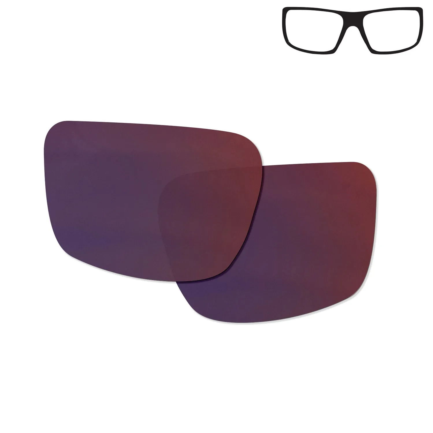 Flying Eyes Kingfisher Sport Ersatzgläser Wide Grau Verlauf