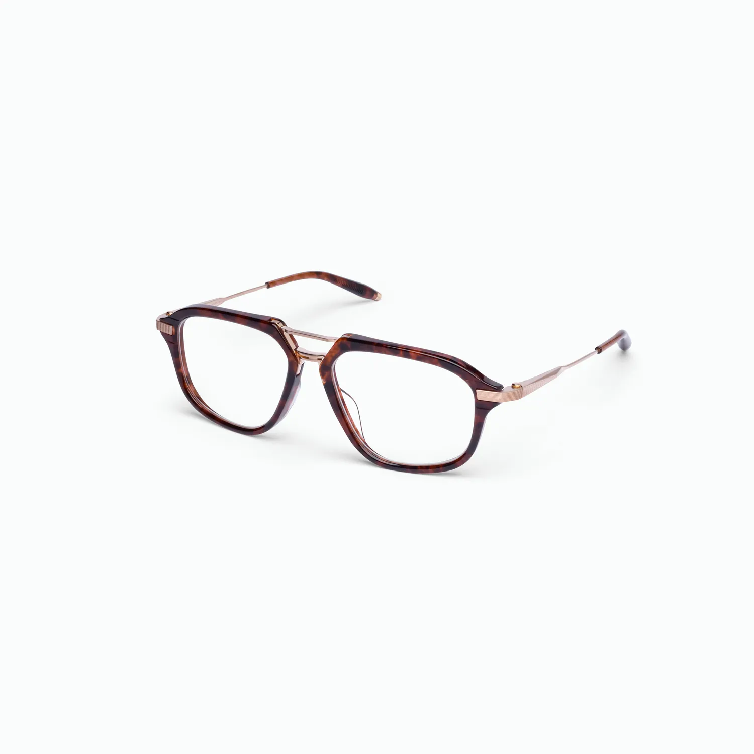 Akoni Horizon Iras Brille Schwarz Acetat-Titan